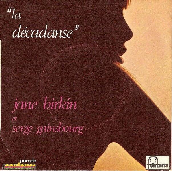 Cover for La Décadanse by Serge Gainsbourg et Jane Birkin